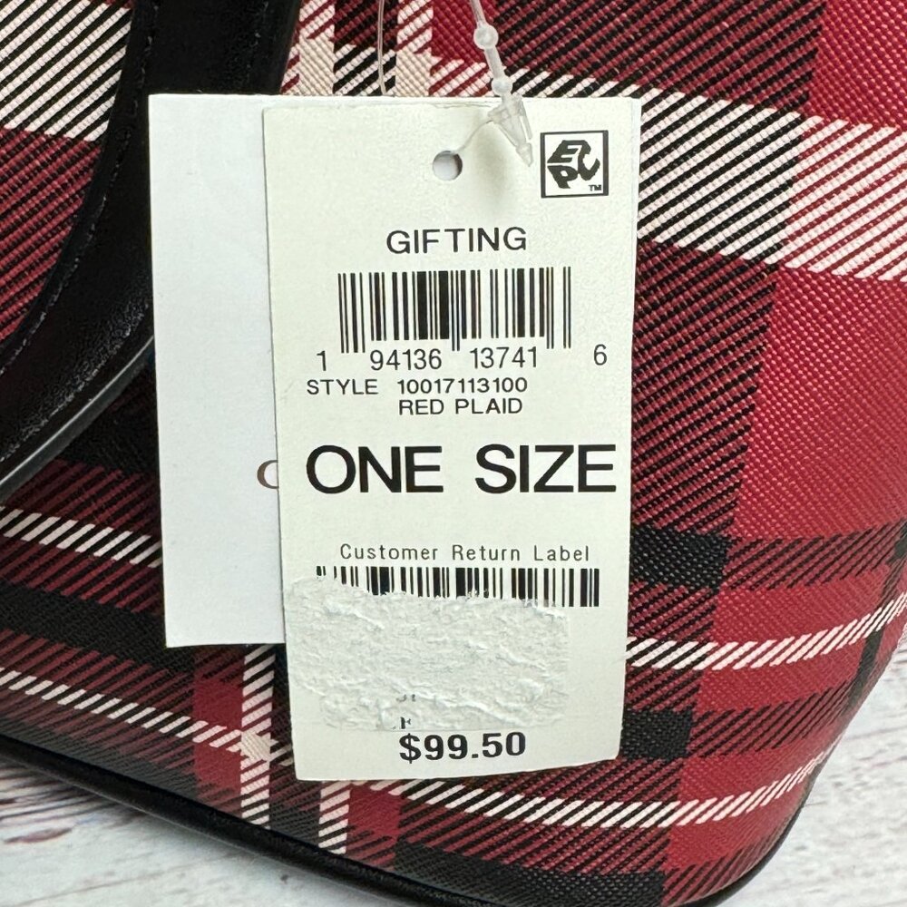 GIANI BERNINI Saffiano Plaid Tote - Picture 5 of 5